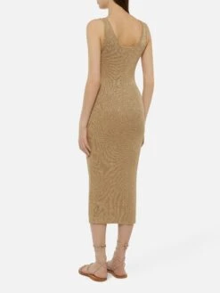 MC2 Saint Barth Ronan Gold Lurex Maxi Dress -MC2 Saint Barth Shop UID RNO000106658H WOMAN DRESS WHITE 0 0 20250324153500 3