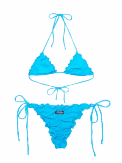 MC2 Saint Barth Classic Traingle Bikini Sagittarius Miami With Starfish Embossed Pattern -MC2 Saint Barth Shop UID SAG000100026H WOMAN TOPBIKINI SKY 0 0 5