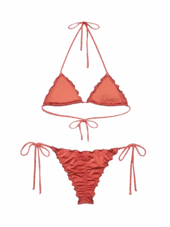 MC2 Saint Barth Classic Triangle Bikini Sagittarius Miami In Shimmer Brick Red 10 MC2 Saint Barth Classic Triangle Bikini Sagittarius Miami In Shimmer Brick Red -MC2 Saint Barth Shop UID SAG000100147H WOMAN TOP 00147H ROSSO 5