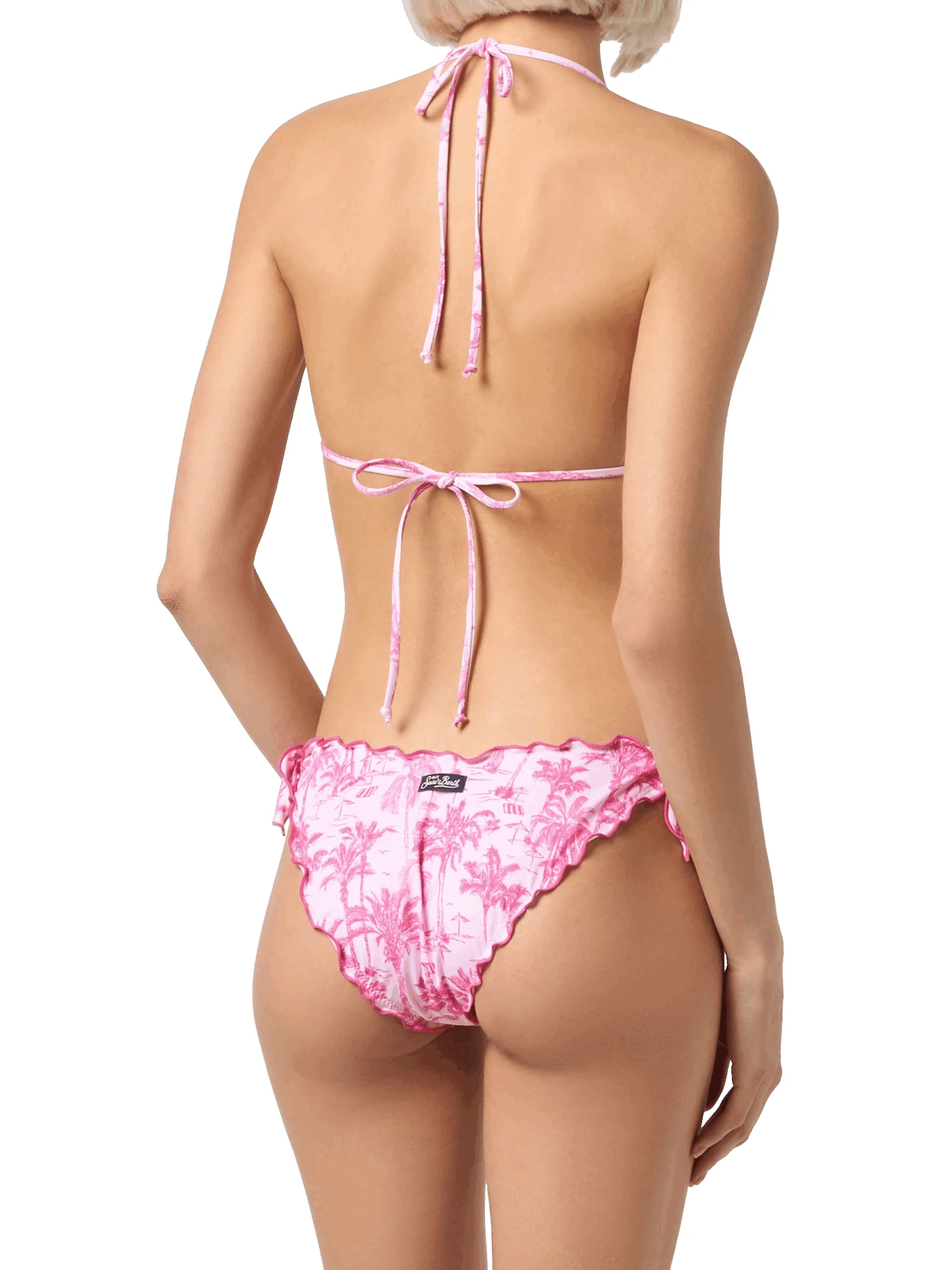 MC2 Saint Barth Woman Toile De Jouy Classic Triangle Bikini Sagittarius Moon 6 MC2 Saint Barth Woman Toile De Jouy Classic Triangle Bikini Sagittarius Moon - Image 4