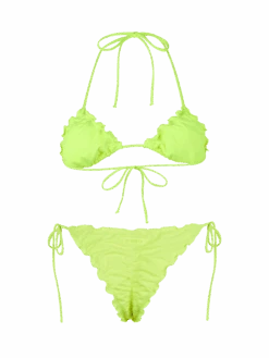 MC2 Saint Barth Woman Fluo Yellow Classic Triangle Bikini Sagittarius Miami -MC2 Saint Barth Shop UID SAG000101147F WOMAN TOP YELLOW 2