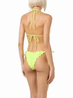 MC2 Saint Barth Woman Fluo Yellow Classic Triangle Bikini Sagittarius Miami -MC2 Saint Barth Shop UID SAG000101147F WOMAN TOP YELLOW 4