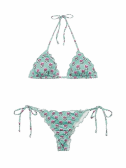 MC2 Saint Barth Classic Triangle Bikini Sagittarius Miami With Floral Print
