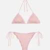 MC2 Saint Barth Miami Cheeky Pink Swim Briefs - Sagittarius Pink Classic Triangle Top