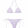 MC2 Saint Barth Seersucker Triangle Bikini Sagittarius Miami With Gingham Print -MC2 Saint Barth Shop UID SAG000103186H WOMAN TOPBIKINI PINK 0 0 4