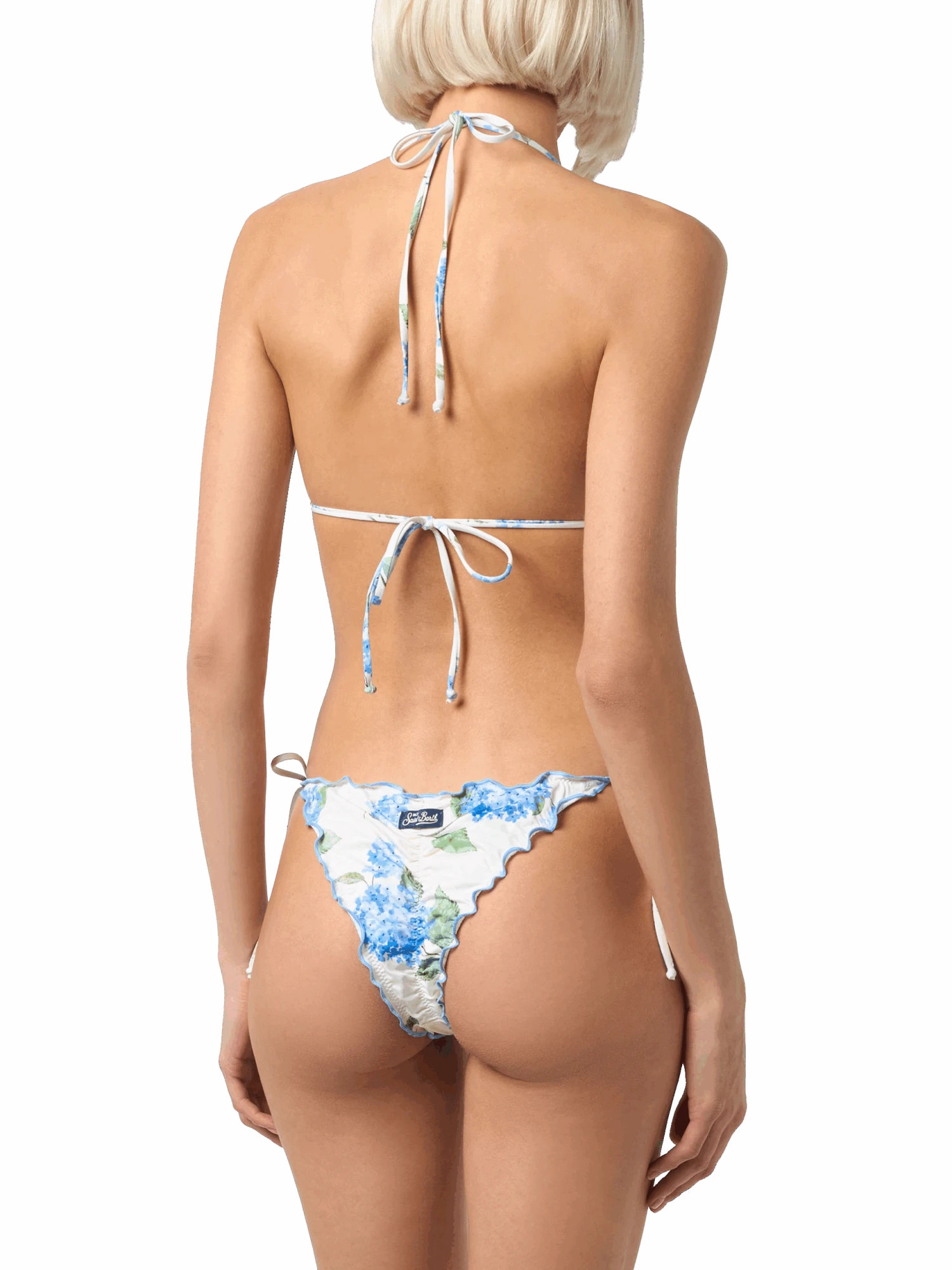 MC2 Saint Barth Woman Flower Classic Triangle Bikini Sagittarius Miami 6 MC2 Saint Barth Woman Flower Classic Triangle Bikini Sagittarius Miami - Image 4