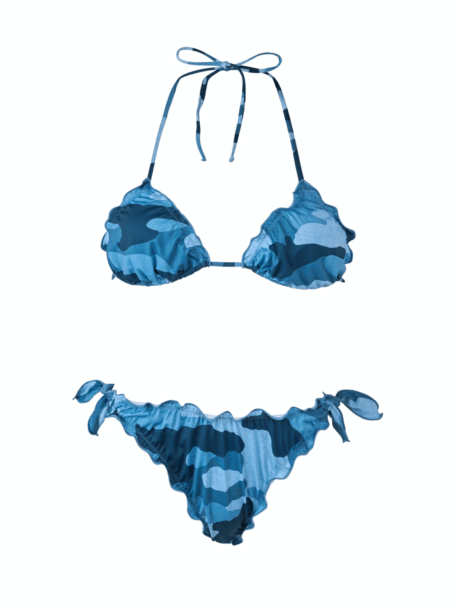 MC2 Saint Barth Woman Denim Camouflage Triangle Classic Bikini Sarius 3 MC2 Saint Barth Woman Denim Camouflage Triangle Classic Bikini Sarius