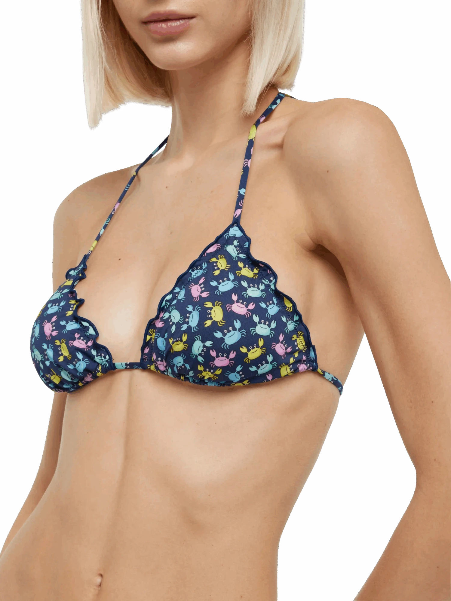 MC2 Saint Barth Sarius Triangle Classic Bikini With Crab Print 7 MC2 Saint Barth Sarius Triangle Classic Bikini With Crab Print - Image 5