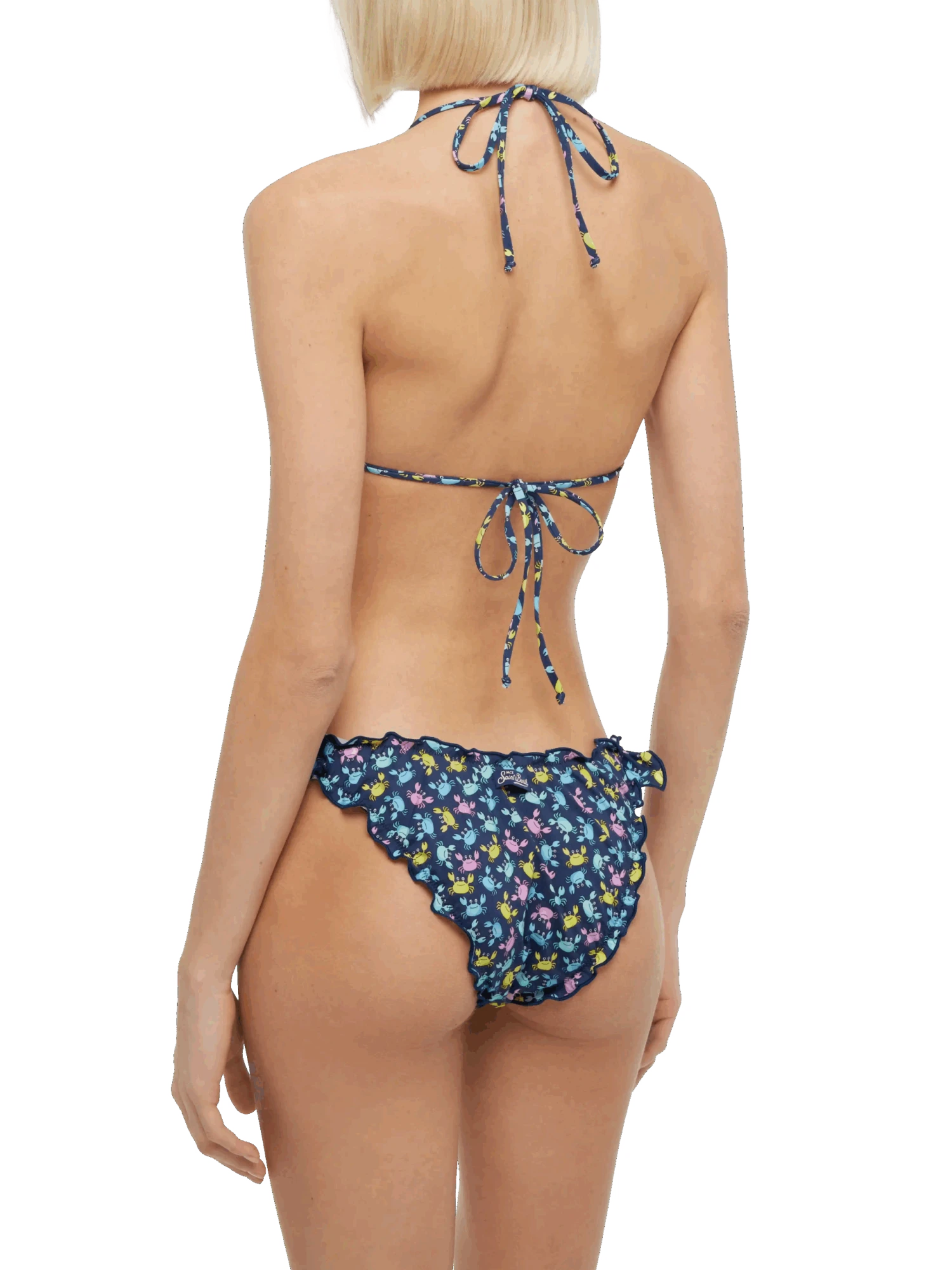 MC2 Saint Barth Sarius Triangle Classic Bikini With Crab Print 6 MC2 Saint Barth Sarius Triangle Classic Bikini With Crab Print - Image 4