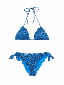 MC2 Saint Barth Sarius Triangle Classic Bikini With Animalier Print