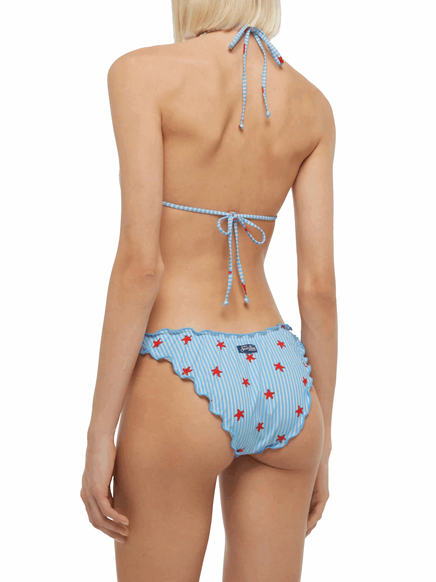 MC2 Saint Barth Sarius Triangle Classic Bikini With Starfish Print 6 MC2 Saint Barth Sarius Triangle Classic Bikini With Starfish Print - Image 4