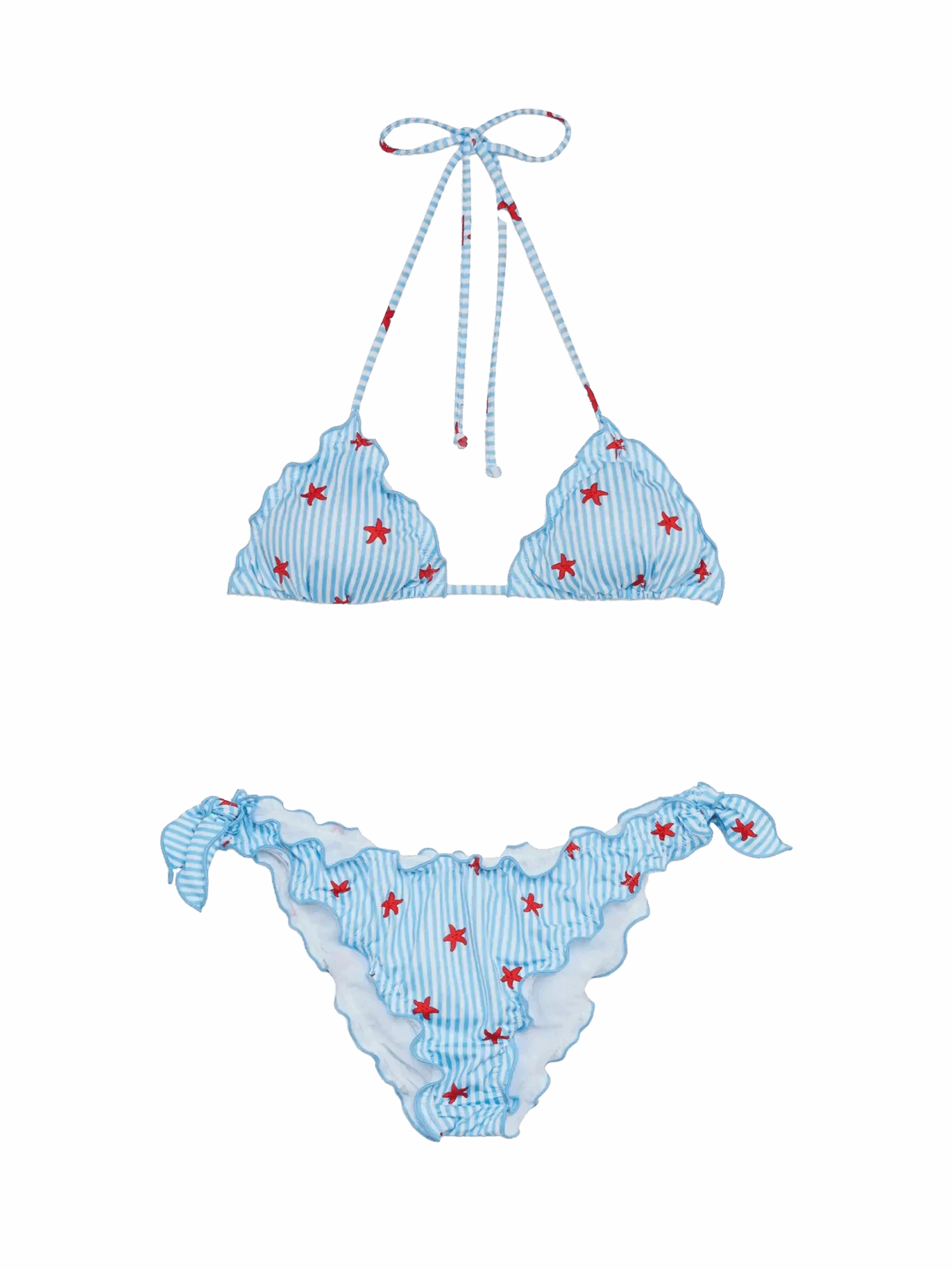 MC2 Saint Barth Sarius Triangle Classic Bikini With Starfish Print 3 MC2 Saint Barth Sarius Triangle Classic Bikini With Starfish Print