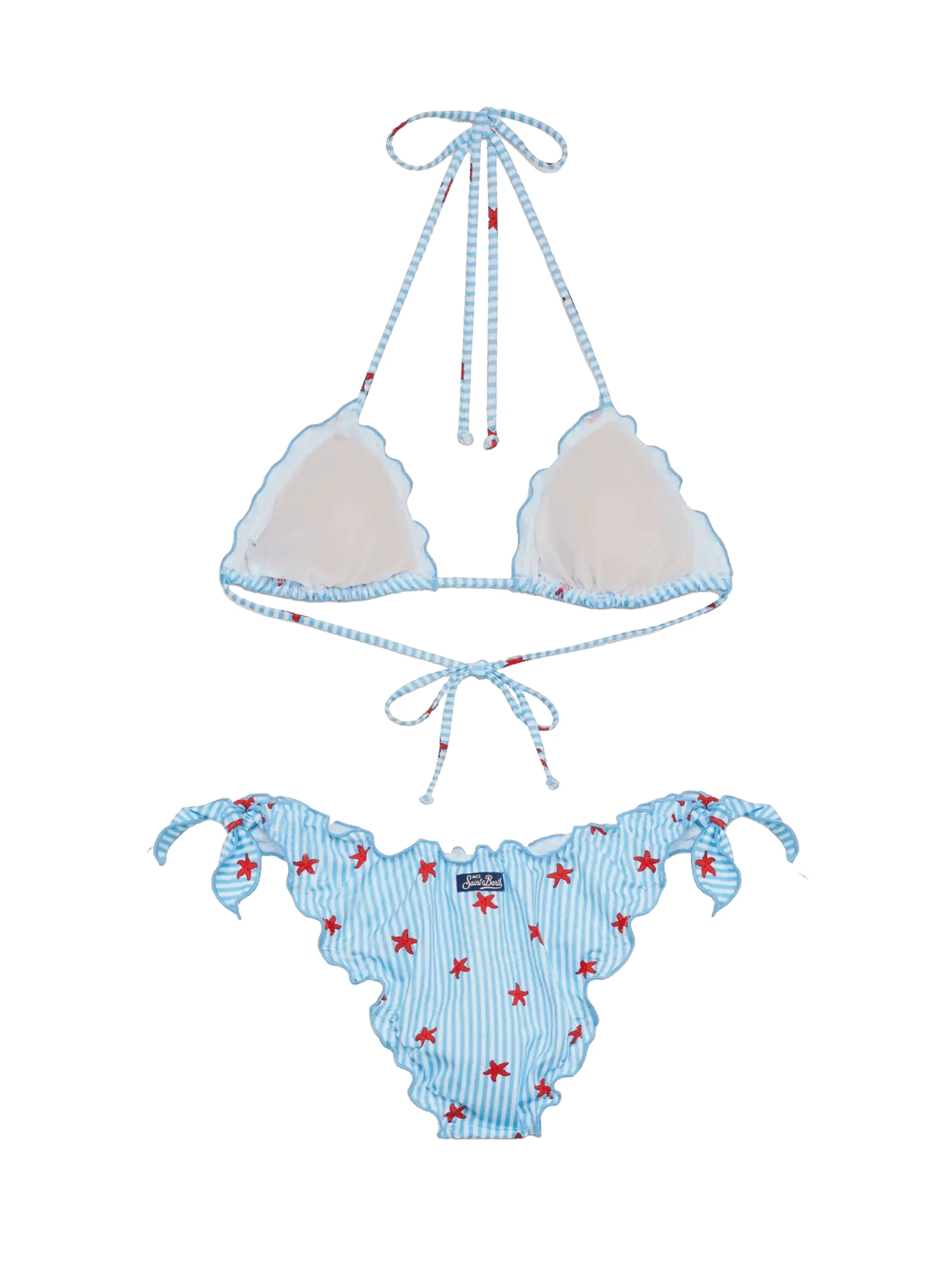 MC2 Saint Barth Sarius Triangle Classic Bikini With Starfish Print 5 MC2 Saint Barth Sarius Triangle Classic Bikini With Starfish Print - Image 3