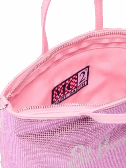 MC2 Saint Barth Strass Mini Bag With Pink Rhinestones -MC2 Saint Barth Shop UID SBM000103726H ACCESSORY BAG PINK PLAINCOLOR 0 6