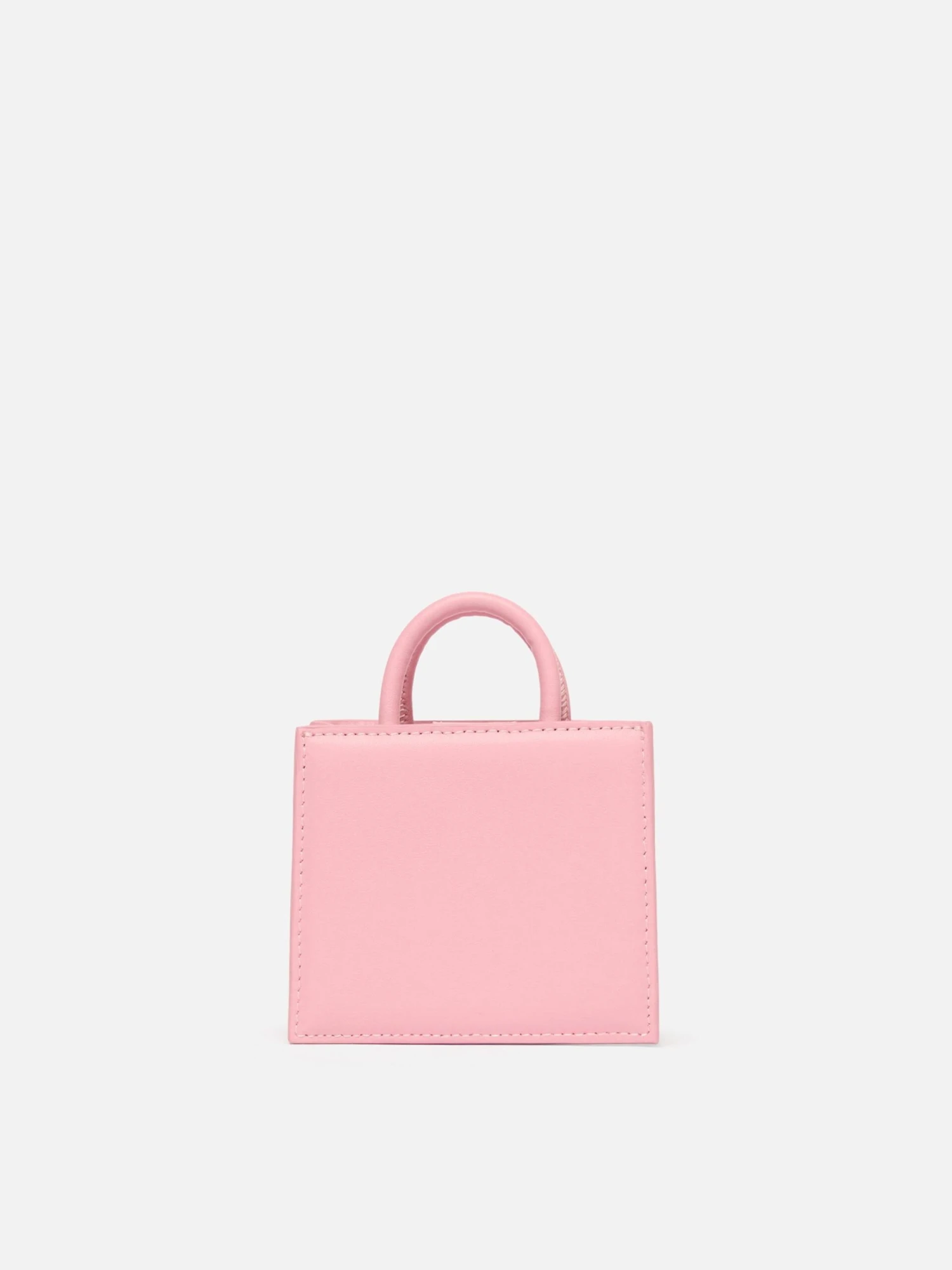 MC2 Saint Barth Shop Bag Micro In Pastel Pink Leather 6 MC2 Saint Barth Shop Bag Micro In Pastel Pink Leather - Image 4