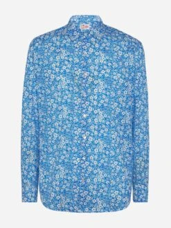 MC2 Saint Barth Muslin Cotton Shirt Sikelia With Floral Print -MC2 Saint Barth Shop UID SIK000104044F MAN SHIRT SKYFLOWERMC2 MC2 20250620123511 4