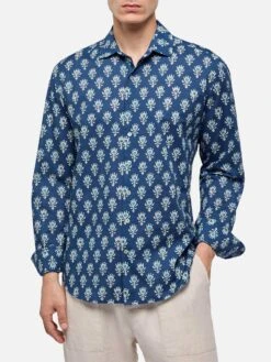 MC2 Saint Barth Muslin Cotton Shirt Sikelia With Boho Print