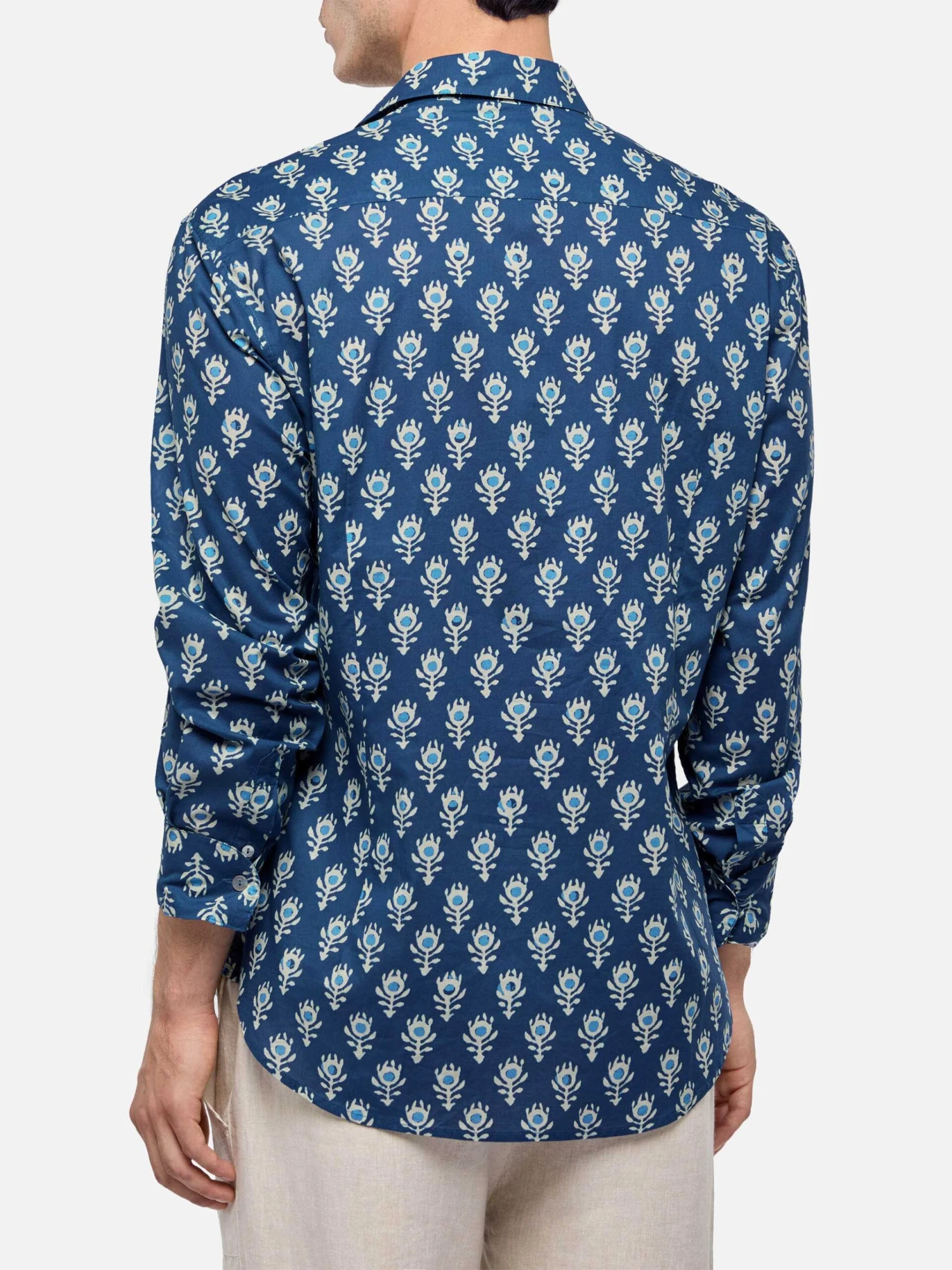 MC2 Saint Barth Muslin Cotton Shirt Sikelia With Boho Print 5 MC2 Saint Barth Muslin Cotton Shirt Sikelia With Boho Print - Image 3