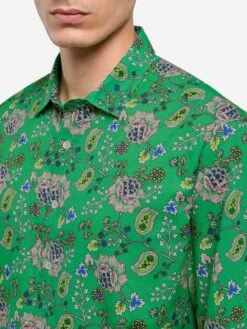 MC2 Saint Barth Man Muslin Cotton Shirt Sikelia With Boho Print 7 MC2 Saint Barth Man Muslin Cotton Shirt Sikelia With Boho Print -MC2 Saint Barth Shop UID SIK000106944D MAN SHIRT GREENMC2MC2 MC2 2