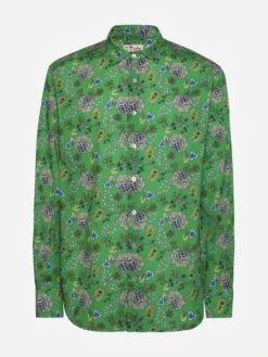 MC2 Saint Barth Man Muslin Cotton Shirt Sikelia With Boho Print 9 MC2 Saint Barth Man Muslin Cotton Shirt Sikelia With Boho Print -MC2 Saint Barth Shop UID SIK000106944D MAN SHIRT GREENMC2MC2 MC2 5