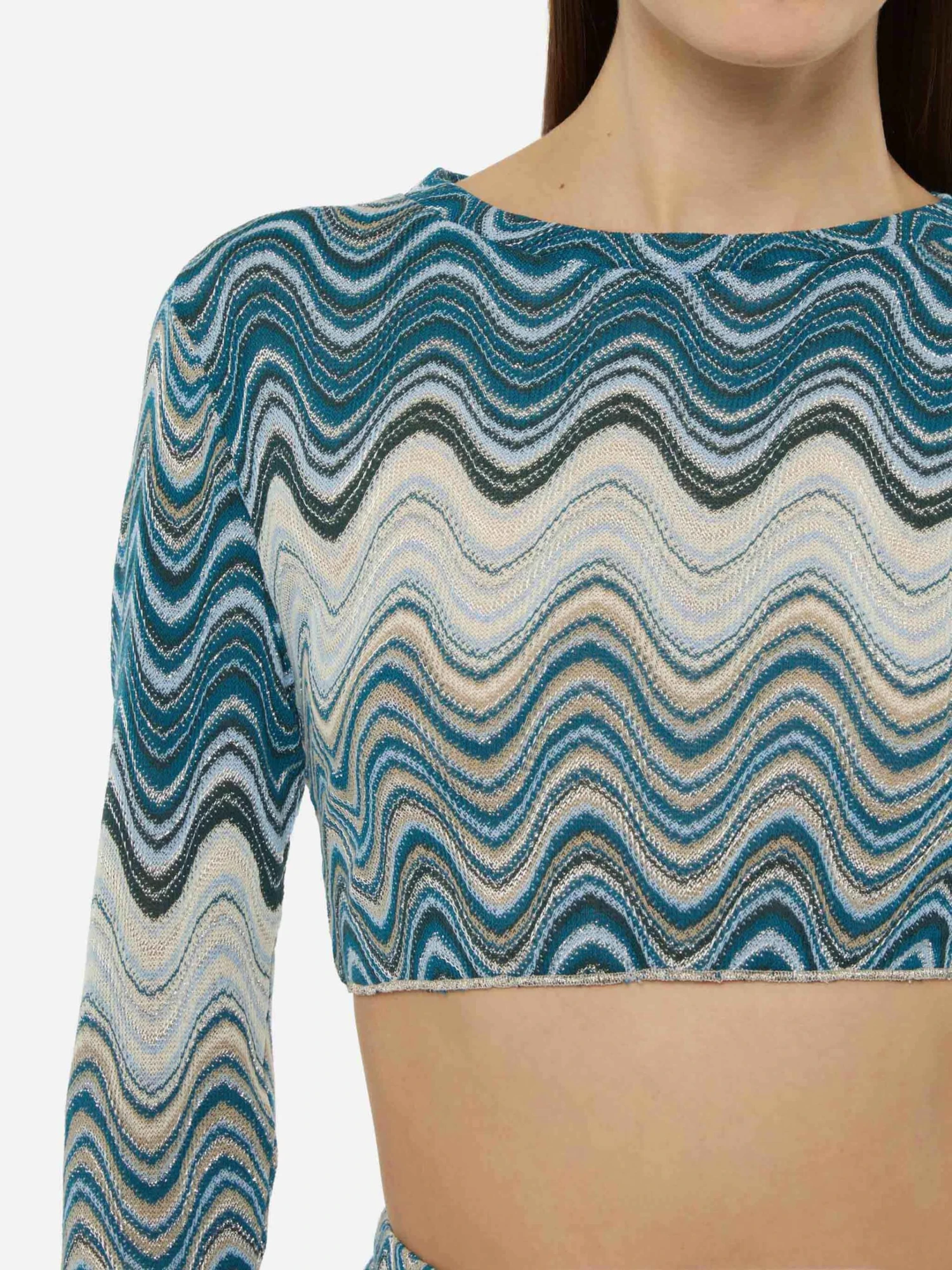 MC2 Saint Barth Siviglia Raschel Knit Cropped T-shirt 4 MC2 Saint Barth Siviglia Raschel Knit Cropped T-shirt - Image 2