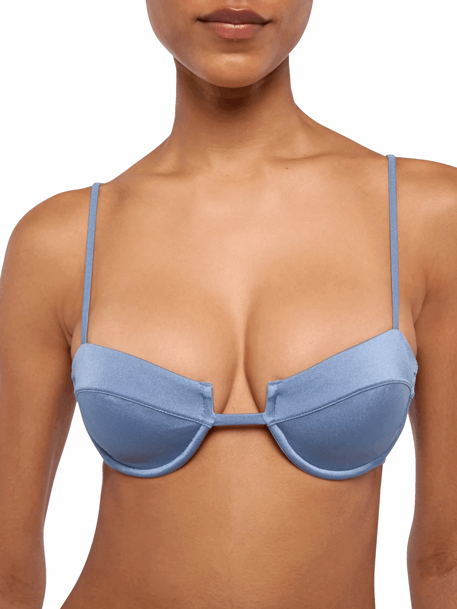 MC2 Saint Barth Marielle Shimmeravio Blue Classic Swim Briefs - Salina Avio Blue Underwired Bralette 7 MC2 Saint Barth Marielle Shimmeravio Blue Classic Swim Briefs - Salina Avio Blue Underwired Bralette - Image 5