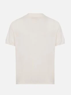 MC2 Saint Barth Sloan White Buttonless Knitted Polo Shirt -MC2 Saint Barth Shop UID SLO000100136H MAN KNITWEAR WHITE 20250319123500 05