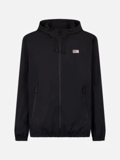 MC2 Saint Barth Man Hooded Lightweight Black Fabric Windbreaker Sloop 9 MC2 Saint Barth Man Hooded Lightweight Black Fabric Windbreaker Sloop -MC2 Saint Barth Shop UID SLO000200816F MAN JACKET BLACK 20240527123500 1