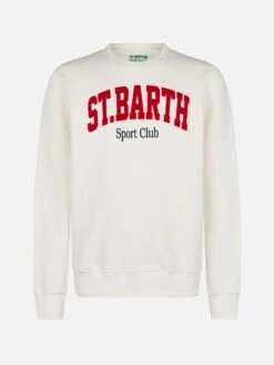 MC2 Saint Barth Man White Sweatshirt Soho St Barth Sport Club 9 MC2 Saint Barth Man White Sweatshirt Soho St Barth Sport Club -MC2 Saint Barth Shop UID SOH000400954G STBM SWEATSHIRT WHITE 20240903173500 4