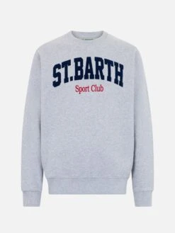 MC2 Saint Barth Man Gray Melange Sweatshirt Soho St Barth Sport 8 MC2 Saint Barth Man Gray Melange Sweatshirt Soho St Barth Sport -MC2 Saint Barth Shop UID SOH000401200G MAN SWEATSHIRT MELANGEGREY 20240905105110 1