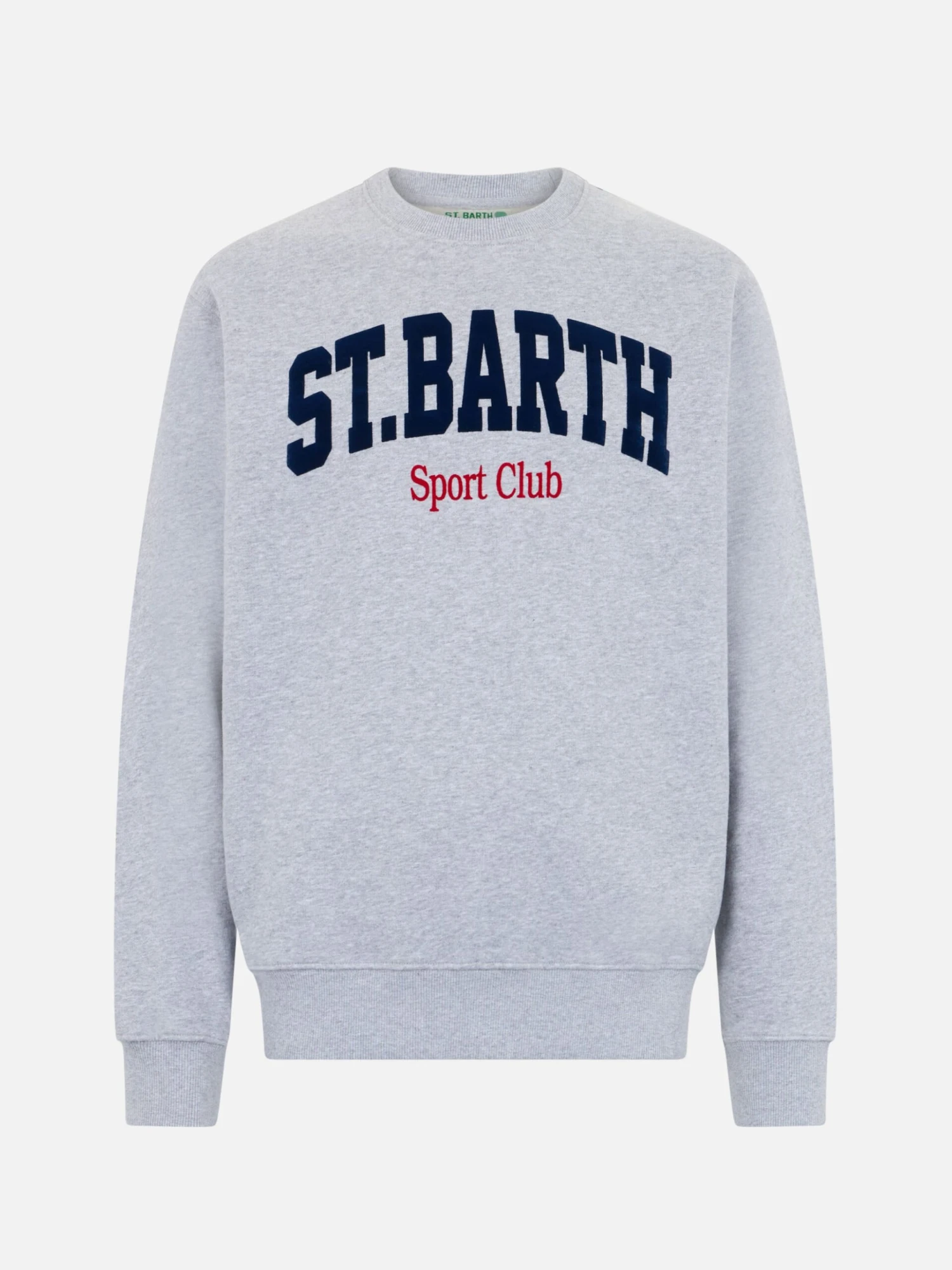 MC2 Saint Barth Man Gray Melange Sweatshirt Soho St Barth Sport 5 MC2 Saint Barth Man Gray Melange Sweatshirt Soho St Barth Sport - Image 3