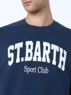 MC2 Saint Barth Man Blue Navy Sweatshirt Soho St Barth Sport -MC2 Saint Barth Shop UID SOH000401205G MAN SWEATSHIRT BLUE 20240903143500 4
