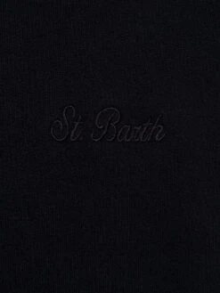 MC2 Saint Barth Man Black Sweatshirt Soho With St. Barth Embroidery 12 MC2 Saint Barth Man Black Sweatshirt Soho With St. Barth Embroidery -MC2 Saint Barth Shop UID SOH000401421G MAN SWEATSHIRT BLACK SPORTCLUB 20241120183500 05