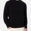 MC2 Saint Barth Man Black Sweatshirt Soho With St. Barth Embroidery -MC2 Saint Barth Shop UID SOH000401421G MAN SWEATSHIRT BLACK SPORTCLUB 01