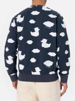 MC2 Saint Barth Crewneck Blue Sweatshirt With Coccole E Nuvole Embroidery | COCCOLEBIMBI SPECIAL EDITION 10 MC2 Saint Barth Crewneck Blue Sweatshirt With Coccole E Nuvole Embroidery | COCCOLEBIMBI SPECIAL EDITION -MC2 Saint Barth Shop UID SOH000411595E MAN SWEATSHIRT BLUE FUNNY COCCOLEBIMBI 20241115173502 03