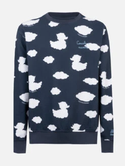 MC2 Saint Barth Crewneck Blue Sweatshirt With Coccole E Nuvole Embroidery | COCCOLEBIMBI SPECIAL EDITION 11 MC2 Saint Barth Crewneck Blue Sweatshirt With Coccole E Nuvole Embroidery | COCCOLEBIMBI SPECIAL EDITION -MC2 Saint Barth Shop UID SOH000411595E MAN SWEATSHIRT BLUE FUNNY COCCOLEBIMBI 20241120183500 04