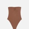 MC2 Saint Barth Soleil Brown Strapless One-piece Swimsuit 1 MC2 Saint Barth Soleil Brown Strapless One-piece Swimsuit -MC2 Saint Barth Shop UID SOLL00300132H WOMAN ONEPIECE BROWN PLAINCOLOR MC2 4