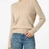 MC2 Saint Barth Women Beige Cable-knit Cashmere Blend Sweater Sorbonne -MC2 Saint Barth Shop UID SORB00100033G WOMAN KNITWEAR BROWN 20241023093500 2