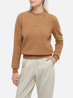 MC2 Saint Barth Woman Stretch Yarn Camel Sweater Sorbonne