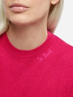 MC2 Saint Barth Woman Cashmere Blend Fucsia Sweater Sorbonne -MC2 Saint Barth Shop UID SORB00103572G WOMAN KNITWEAR PINK 30x30 0 20241121163500 2