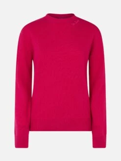 MC2 Saint Barth Woman Cashmere Blend Fucsia Sweater Sorbonne -MC2 Saint Barth Shop UID SORB00103572G WOMAN KNITWEAR PINK 1