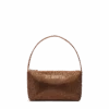 MC2 Saint Barth Mini Bag Strassy With Brown Rhinestones -MC2 Saint Barth Shop UID STRAS00101571H ACCESSORY BAG BROWN PLAINCOLOR 0 1