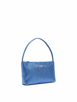 MC2 Saint Barth Mini Bag Strassy With Avio Blue Rhinestones -MC2 Saint Barth Shop UID STRAS00103724H ACCESSORY BAG BLUE PLAINCOLOR 0 2