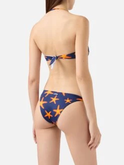 MC2 Saint Barth Bandeau Bikini Tiarè Yali With Starfish Print -MC2 Saint Barth Shop UID TIA0001ACQT68 WOMAN TOPBIKINI BLUEMC2MC2 MC2 3