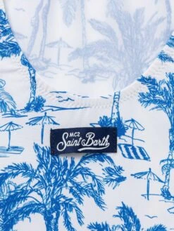 MC2 Saint Barth Tilda One-piece Swimsuit With Ruffled Straps -MC2 Saint Barth Shop UID TILD000102774H GIRL ONEPIECE WHITE TOILEDEJOUY MC2 20250516141707 03