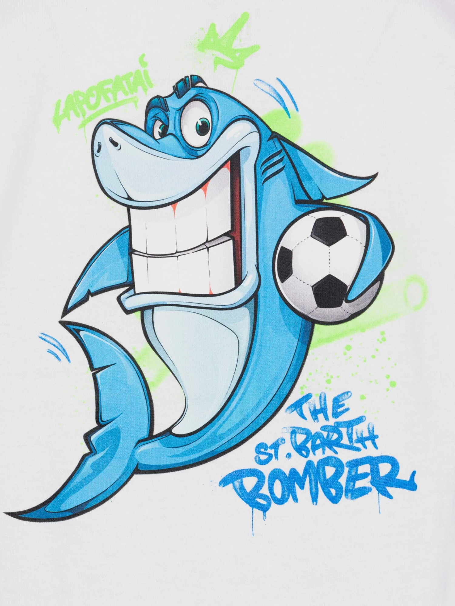 MC2 Saint Barth Cotton T-shirt With Cryptopuppets Shark Print | CRYPTOPUPPETS SPECIAL EDITION 5 MC2 Saint Barth Cotton T-shirt With Cryptopuppets Shark Print | CRYPTOPUPPETS SPECIAL EDITION - Image 3