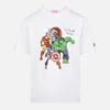 MC2 Saint Barth Cotton T-shirt With Marvel Heroes Print | MARVEL SPECIAL EDITION -MC2 Saint Barth Shop UID TSH000101188H BOY T SHIRT WHITE MARVEL 01