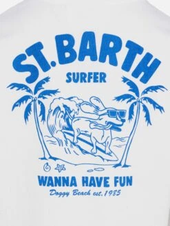 MC2 Saint Barth Cotton T-shirt With St. Barth Surfer Print -MC2 Saint Barth Shop UID TSH000102502H BOY T SHIRT WHITE 20250216173500 03