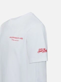 MC2 Saint Barth Cotton T-shirt With Porsche 911 Turbo S Print | PORSCHE SPECIAL EDITION -MC2 Saint Barth Shop UID TSH000104934H BOY T SHIRT WHITE CARS PORSCHE 20250728103516 3