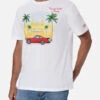 MC2 Saint Barth Man Cotton T-shirt With Montecarlo Placed Print And Embroidery -MC2 Saint Barth Shop UID TSHM00100020F MAN T SHIRT WHITE 01